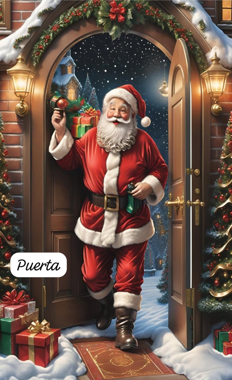 Funda Navideña Para Puertas